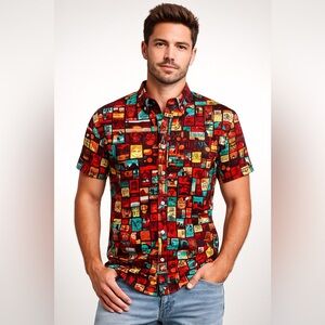 RSVLTS x The Goonies KUNUFLEX Button Down Shirt Large | Rare Limited Edition